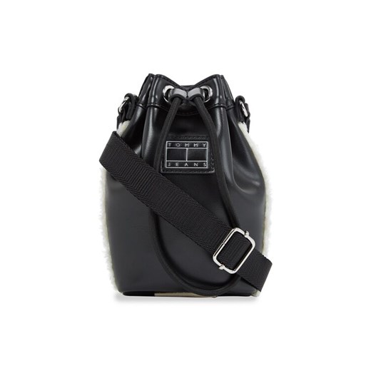 Tommy Jeans Torebka na telefon Tjw Cosy Up Phone Pouch Sherpa AW0AW15439 Czarny ze sklepu MODIVO w kategorii Etui - zdjęcie 184801838