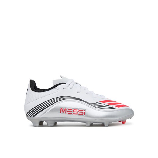Buty do piłki nożnej adidas F50 Messi League JP7454 Biały ze sklepu eobuwie.pl w kategorii Buty sportowe dziecięce - zdjęcie 184810268