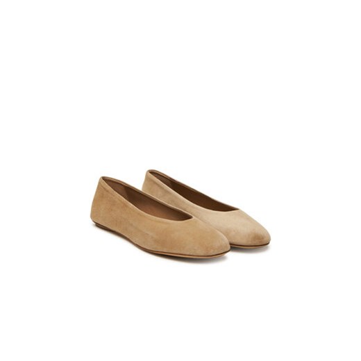 Baleriny Weekend Max Mara Todisuede 2525526074600 Beżowy 35 eobuwie.pl