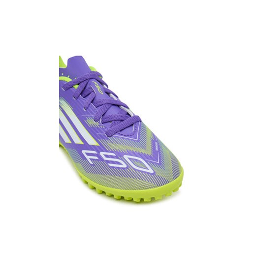 Buty do piłki nożnej adidas F50 Club Turf Boots Kids JI0039 Fioletowy 34 eobuwie.pl