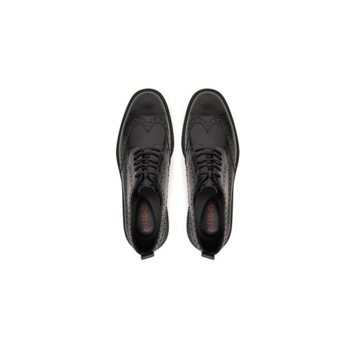 Półbuty HUGO Lysander 50548655 Czarny 43 eobuwie.pl