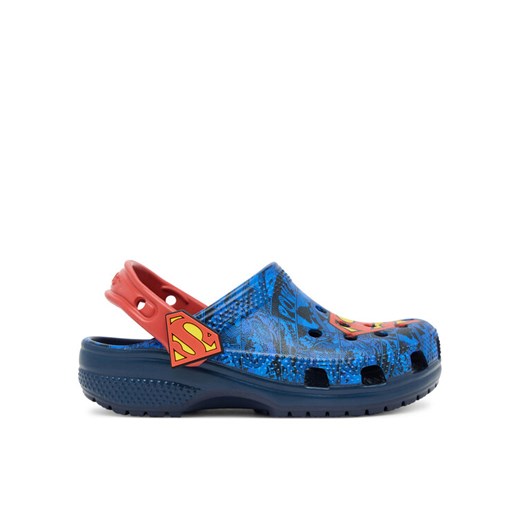Crocs Klapki Superman Classic Clog 211132 Niebieski ze sklepu MODIVO w kategorii Klapki dziecięce - zdjęcie 184810865