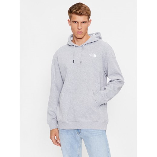 The North Face Bluza Essential NF0A7ZJ9 Szary Regular Fit ze sklepu MODIVO w kategorii Bluzy męskie - zdjęcie 184810866