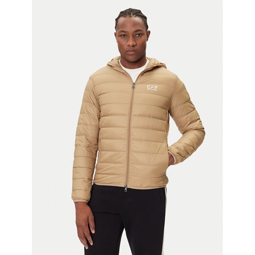 EA7 Emporio Armani Kurtka puchowa 8NPB24 PNGPZ U6171 Beżowy Regular Fit ze sklepu MODIVO w kategorii Kurtki męskie - zdjęcie 184810878