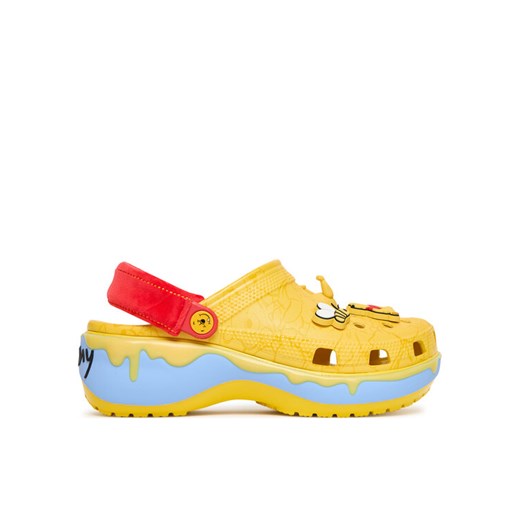 Crocs Klapki Disney Winnie The Pooh Classic Platform Clog 211092 Żółty ze sklepu MODIVO w kategorii Klapki damskie - zdjęcie 184810936