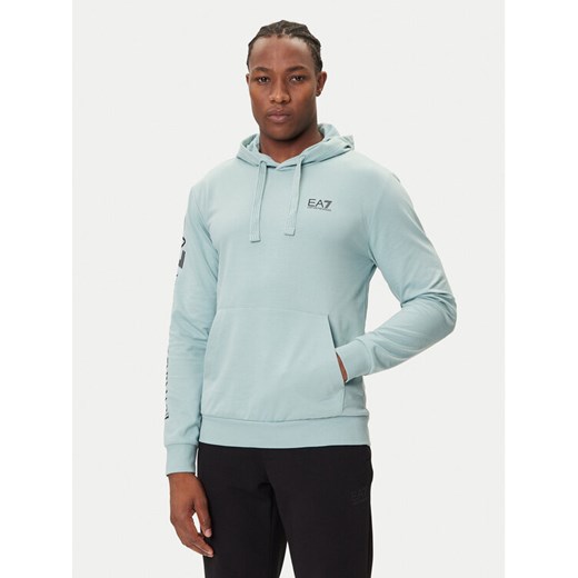 EA7 Emporio Armani Bluza 7M000569 AF13512 U9066 Niebieski Regular Fit ze sklepu MODIVO w kategorii Bluzy męskie - zdjęcie 184810939