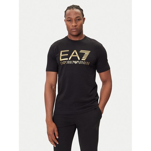EA7 Emporio Armani T-Shirt 7M001189 AF17789 UC001 Czarny Regular Fit ze sklepu MODIVO w kategorii T-shirty męskie - zdjęcie 184810957