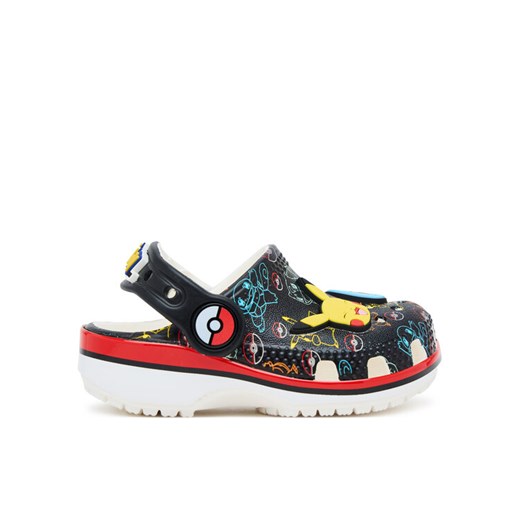Crocs Klapki Pokémon Classic Clog 211345 Czarny ze sklepu MODIVO w kategorii Klapki dziecięce - zdjęcie 184810986