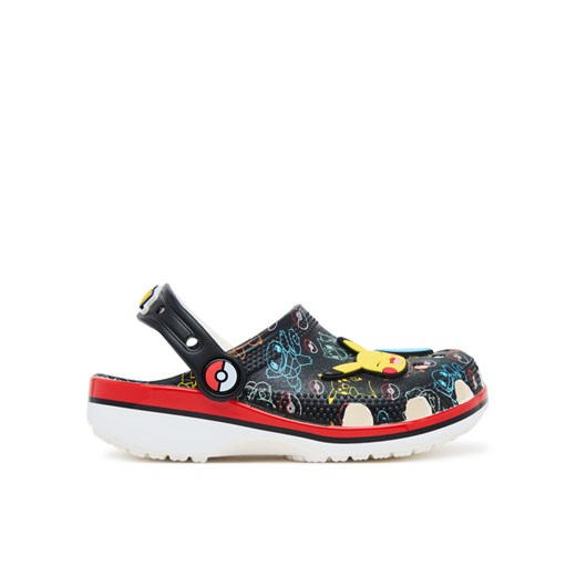 Crocs Klapki Pokémon Classic Clog 211344 Czarny ze sklepu MODIVO w kategorii Klapki dziecięce - zdjęcie 184811019