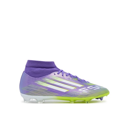 adidas Buty do piłki nożnej F50 League Mid Firm/Multi-Ground Boots JI0886 Fioletowy ze sklepu MODIVO w kategorii Buty sportowe męskie - zdjęcie 184811787