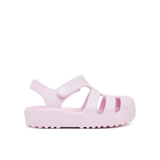 Crocs Sandały Classic Fisherman T 210626 Różowy ze sklepu MODIVO w kategorii Sandały dziecięce - zdjęcie 184811797
