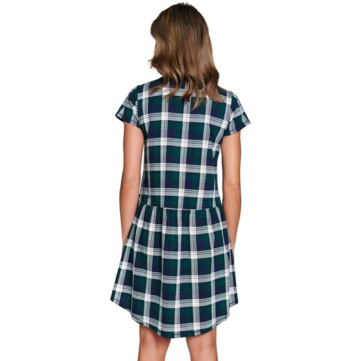 Doctor Nap bawełniana koszula nocna ciążowa TCB.9444.EMERALD, Kolor zielony-wzór, Rozmiar S, Doctor Nap ze sklepu Primodo w kategorii Bielizna ciążowa - zdjęcie 184812175