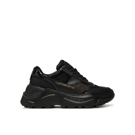 Sneakersy Versace Jeans Couture 79VA3SC4 ZSC79 899 Czarny ze sklepu eobuwie.pl w kategorii Buty sportowe damskie - zdjęcie 184812397