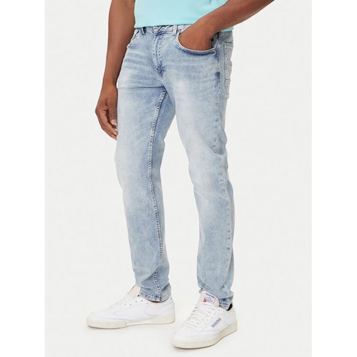 Petrol Industries Szorty jeansowe Seaham Niebieski Slim Fit ze sklepu MODIVO w kategorii Spodenki męskie - zdjęcie 184812885