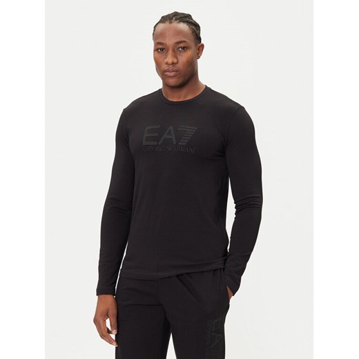 EA7 Emporio Armani Longsleeve 7M000900 AF10373 UC001 Czarny Regular Fit ze sklepu MODIVO w kategorii T-shirty męskie - zdjęcie 184812889
