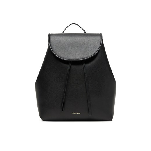 Calvin Klein Plecak Foil Logo Flap Backpack LV04F3297G Czarny ze sklepu MODIVO w kategorii Plecaki - zdjęcie 184812907