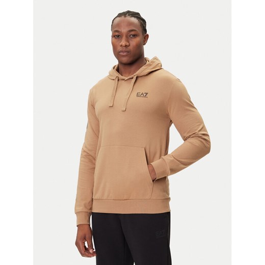EA7 Emporio Armani Bluza 7M000569 AF13512 U6171 Beżowy Regular Fit ze sklepu MODIVO w kategorii Bluzy męskie - zdjęcie 184812916