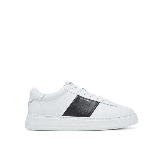 Emporio Armani Sneakersy EM003701 AF18017 MZ309 Biały ze sklepu MODIVO w kategorii Buty sportowe męskie - zdjęcie 184812919