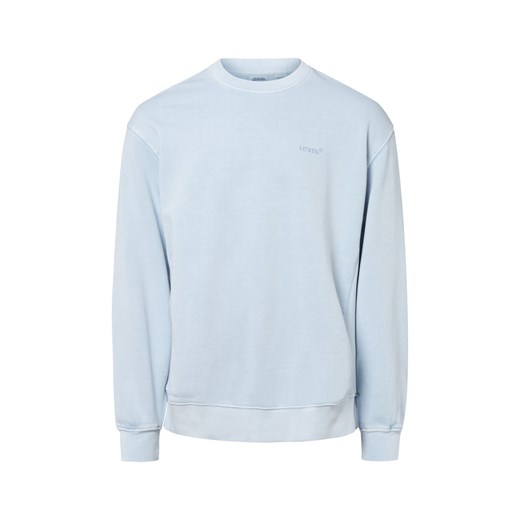 Levi's Bluza męska Mężczyźni jasnoniebieski jednolity ze sklepu vangraaf w kategorii Bluzy męskie - zdjęcie 184813358