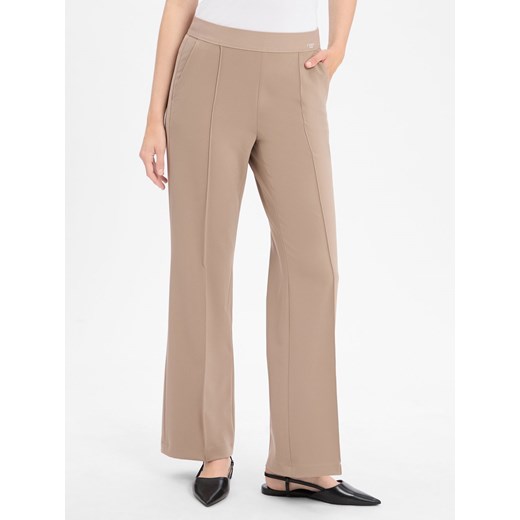 Cambio Spodnie - Ava Kobiety beżowy jednolity ze sklepu vangraaf w kategorii Spodnie damskie - zdjęcie 184813386