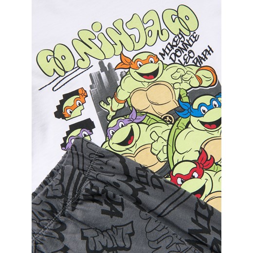 Reserved - Piżama Teenage Mutant Ninja Turtles - biały Reserved 98/104 (2-4 lata) Reserved