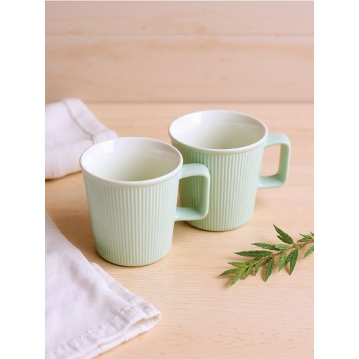 Sinsay - Kubki 2 pack w pastelowym kolorze - zielony ze sklepu Sinsay w kategorii Kubki - zdjęcie 184815078