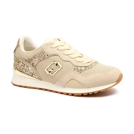 Liu Jo Sneakersy MAXI WONDER LOW 02 | z dodatkiem skóry ze sklepu Gomez Fashion Store w kategorii Buty sportowe damskie - zdjęcie 184816898