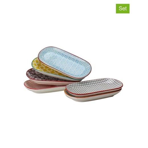 Ard&apos;time Miski (6 szt.) &quot;Sabae&quot; ze wzorem do serwowania - 17 x 2 x 8 cm ze sklepu Limango Polska w kategorii Naczynia - zdjęcie 184817556