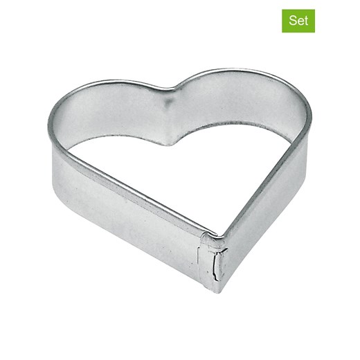 Zenker Foremki (12 szt.) "Patisserie" w kolorze srebrnym do ciastek ze sklepu Limango Polska w kategorii Akcesoria do pieczenia - zdjęcie 184818209