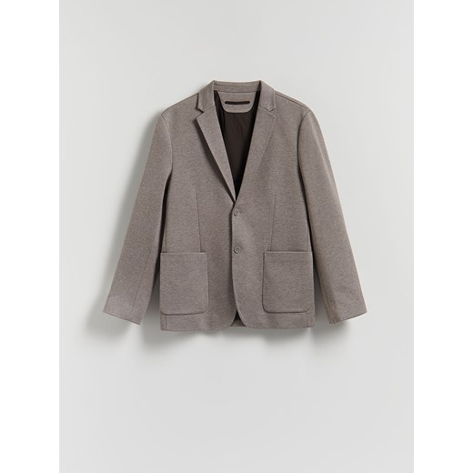 Reserved - Marynarka regular z modalem - brązowy Reserved XL Reserved