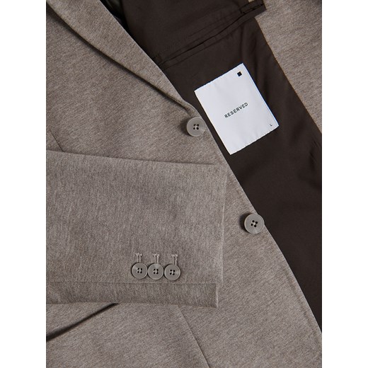 Reserved - Marynarka regular z modalem - brązowy Reserved L Reserved