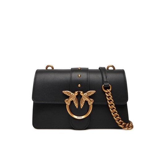 Torebka PINKO Love One Mini ST.CL Al 25-26 PLTT 105856 A0F1 Czarny ze sklepu eobuwie.pl w kategorii Listonoszki - zdjęcie 184818835