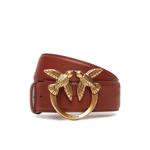 PINKO Pasek Damski Love Berry H4 Belt AI 25-26 PLT01 100120 A0F1 Brązowy ze sklepu MODIVO w kategorii Paski damskie - zdjęcie 184820058