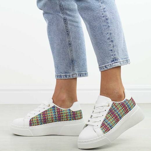 Zielone sneakersy damskie McBraun 23335 ze sklepu suzana.pl w kategorii Trampki damskie - zdjęcie 184828968