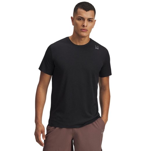Męska koszulka treningowa Under Armour UA Halo Vent SS - czarna ze sklepu Sportstylestory.com w kategorii T-shirty męskie - zdjęcie 184839407