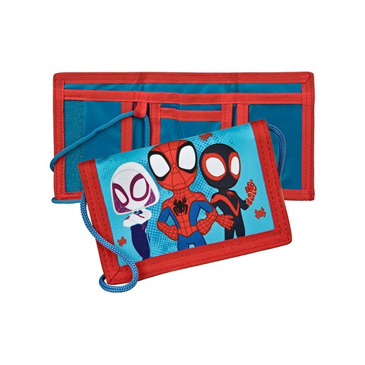 Spidey and his amazing friends Portfel &quot;Spidey&quot; w kolorze czerwono-błękitnym - 9,5 x 13,5 x 12,5 cm ze sklepu Limango Polska w kategorii Akcesoria dziecięce - zdjęcie 184839906