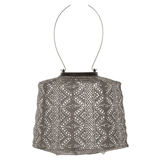 Lumiz Lampion solarny LED &quot;Lace Lamp&quot; w kolorze szarobrązowym - wys. 14 x Ø 20 cm ze sklepu Limango Polska w kategorii Oświetlenie - zdjęcie 184839935