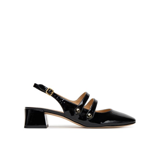 Sandały Coach Winley Slingback Mary Jane CAS42 Czarny ze sklepu eobuwie.pl w kategorii Sandały damskie - zdjęcie 184840159