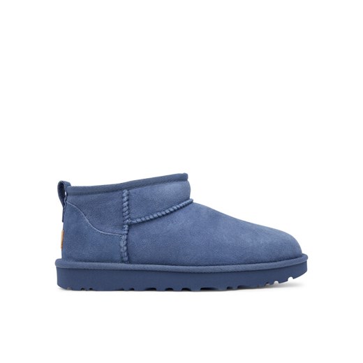 Śniegowce Ugg W Classic Ultra Mini 1116109 Niebieski ze sklepu eobuwie.pl w kategorii Śniegowce damskie - zdjęcie 184840177
