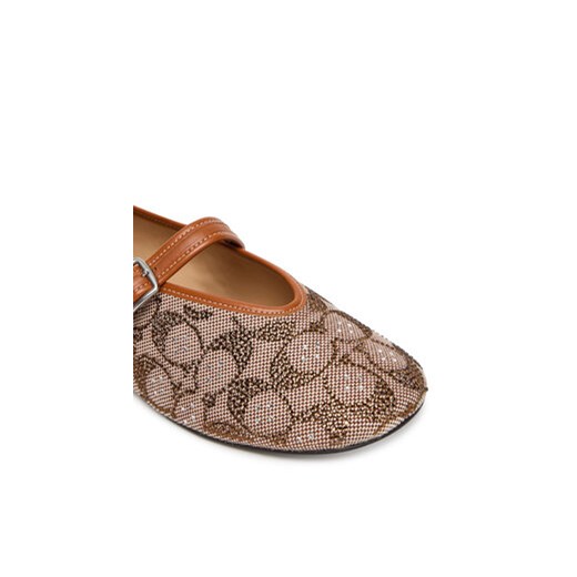 Baleriny Coach Mary Jane CBP01 Brązowy Coach 38 eobuwie.pl