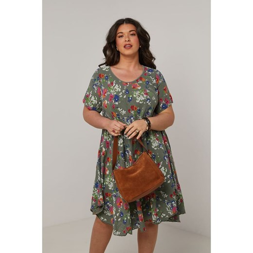Curvy Lady Sukienka w kolorze khaki ze sklepu Limango Polska w kategorii Sukienki - zdjęcie 184841668
