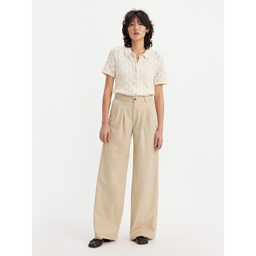 Levi&apos;s Spodnie w kolorze beżowym ze sklepu Limango Polska w kategorii Spodnie damskie - zdjęcie 184841838