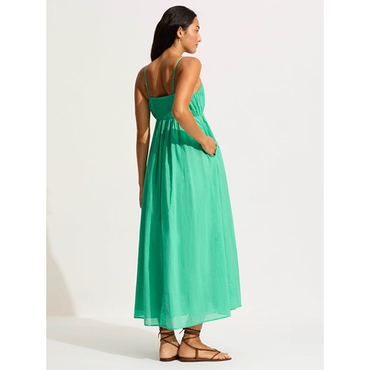Seafolly Sukienka w kolorze zielonym S wyprzedaż Limango Polska