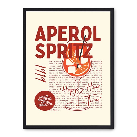 poster lab Druk artystyczny &quot;Aperol spritz&quot; w ramce ze sklepu Limango Polska w kategorii Obrazy - zdjęcie 184841859