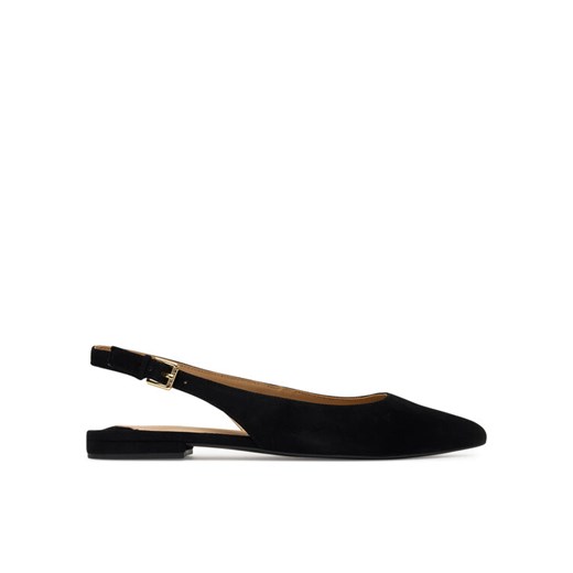 LAUREN RALPH LAUREN Sandały 802967746001 Czarny ze sklepu MODIVO w kategorii Balerinki - zdjęcie 184842067