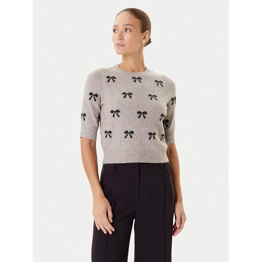 Vero Moda Sweter Doffy 10330793 Beżowy Regular Fit ze sklepu MODIVO w kategorii Swetry damskie - zdjęcie 184842089