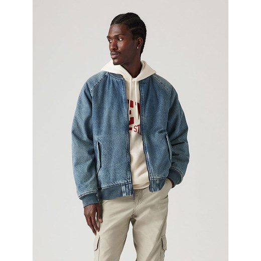 Levi&apos;s Kurtka dżinsowa w kolorze niebieskim ze sklepu Limango Polska w kategorii Kurtki męskie - zdjęcie 184843617