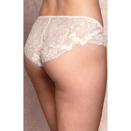 Figi damskie z miękkiej kremowej koronki Easy 410L Lormar, Kolor kremowy, Rozmiar S, Lormar ze sklepu Intymna w kategorii Majtki damskie - zdjęcie 184843777