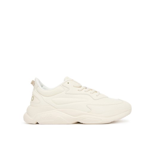 HUGO Sneakersy Leon 50536660 Biały ze sklepu MODIVO w kategorii Buty sportowe damskie - zdjęcie 184844047