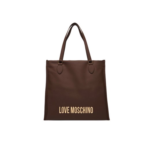 LOVE MOSCHINO Torebka JC4020PP1NKD0301 Brązowy ze sklepu MODIVO w kategorii Torby Shopper bag - zdjęcie 184844075